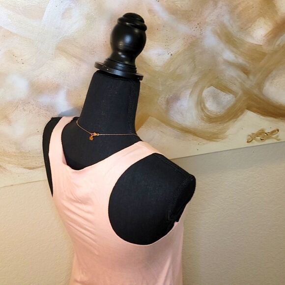 Bull Skull with Infinity Arrows & Floral Detail Tank Top Pink - Picture 5 of 15